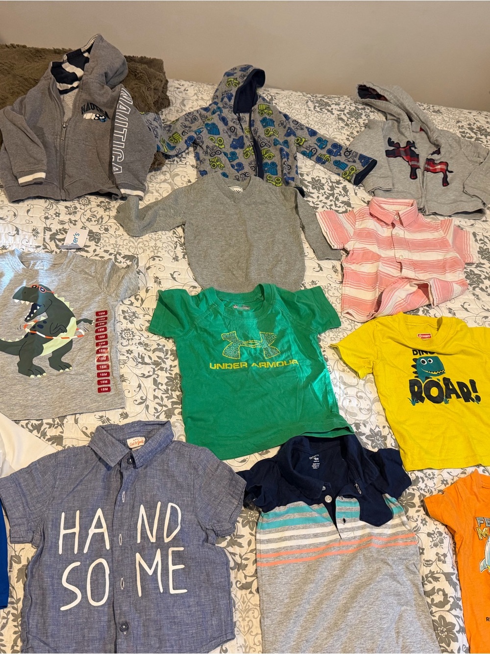 Lot of 12 boys tops and jackets size 18 months